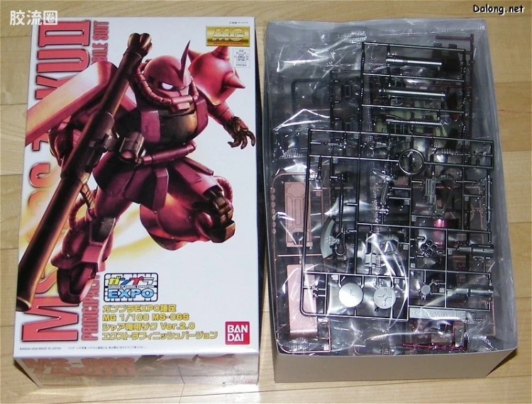 MG 限定电镀版 夏亚专用扎古 II v2.0 Extra Finish电镀版 - 图片